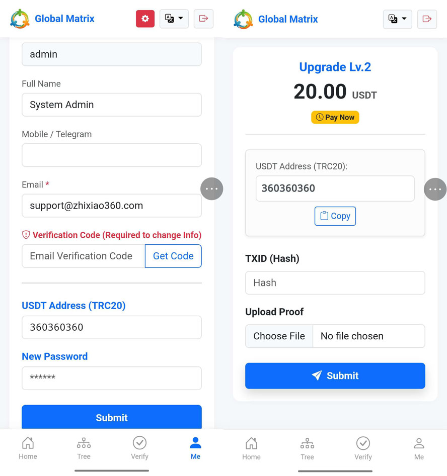 中文简繁英文三语3x8矩阵、公排滑落、烧伤机制互助系统前端截图