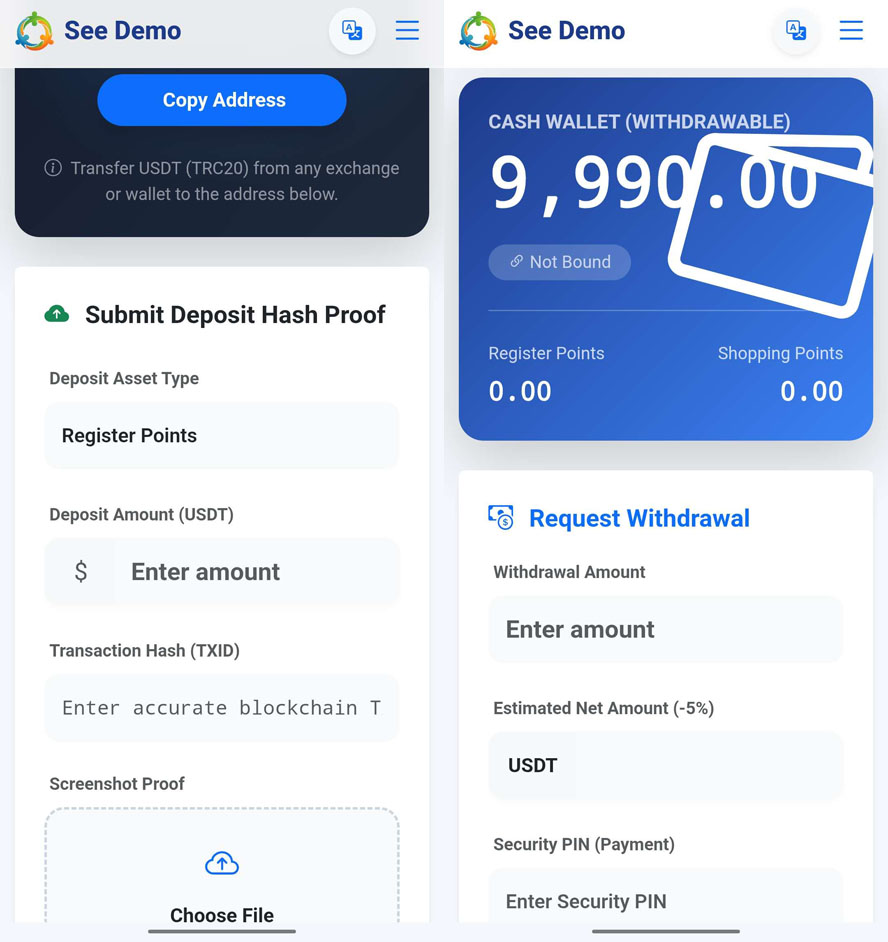 简繁英文三语双轨多级别带商城和大转盘系统前台截图
